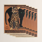 Vintage Munich Zoo Leopard 1912 Advertisement Wrapping Paper Gallery Image 3