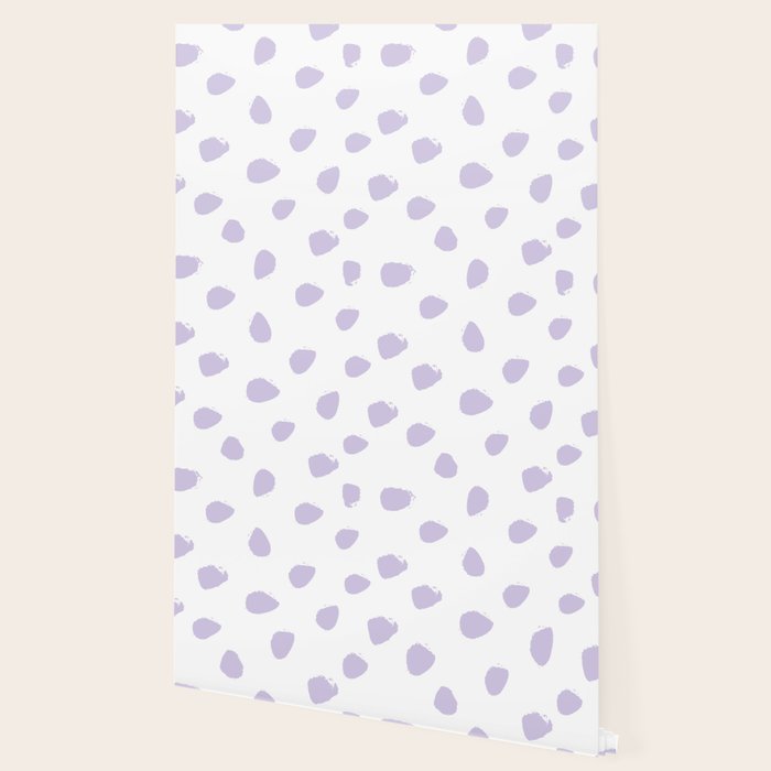 Lilac Seamless Pattern Paint Brush Strokes Wallpaper Gallery Image 2