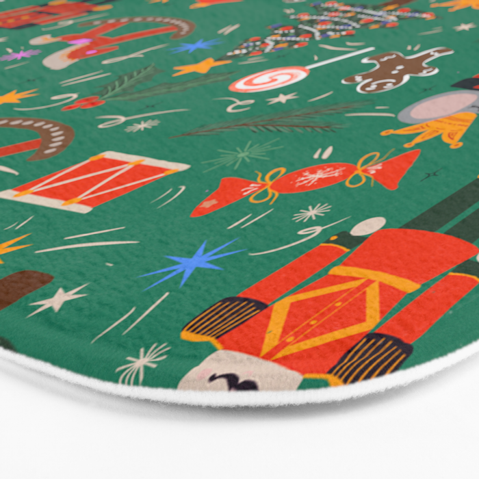 Regal Dreams: The Enchanted Nutcracker  Bath Mat Gallery Image 3