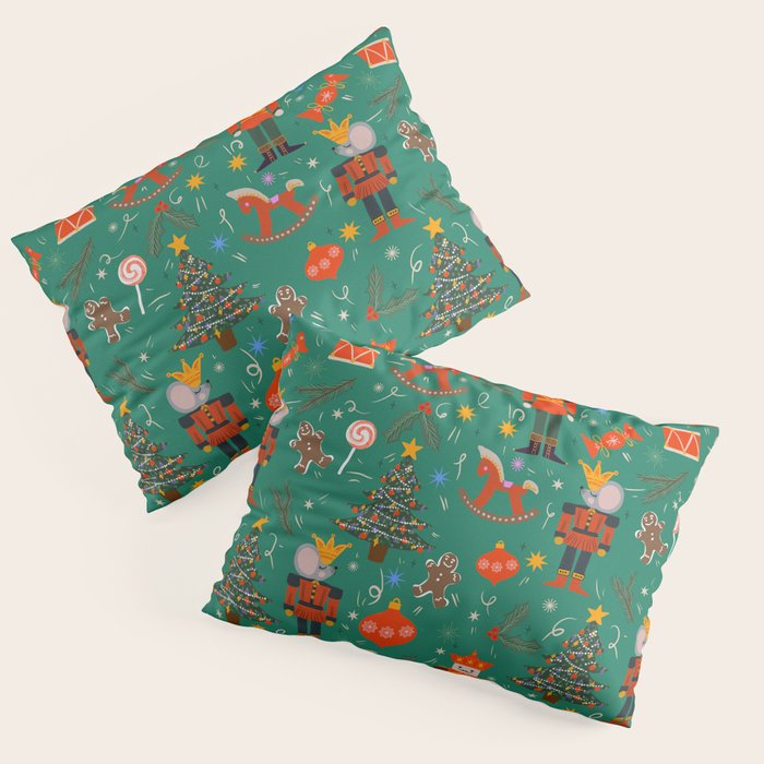 Regal Dreams: The Enchanted Nutcracker  Pillow Sham Gallery Image 3