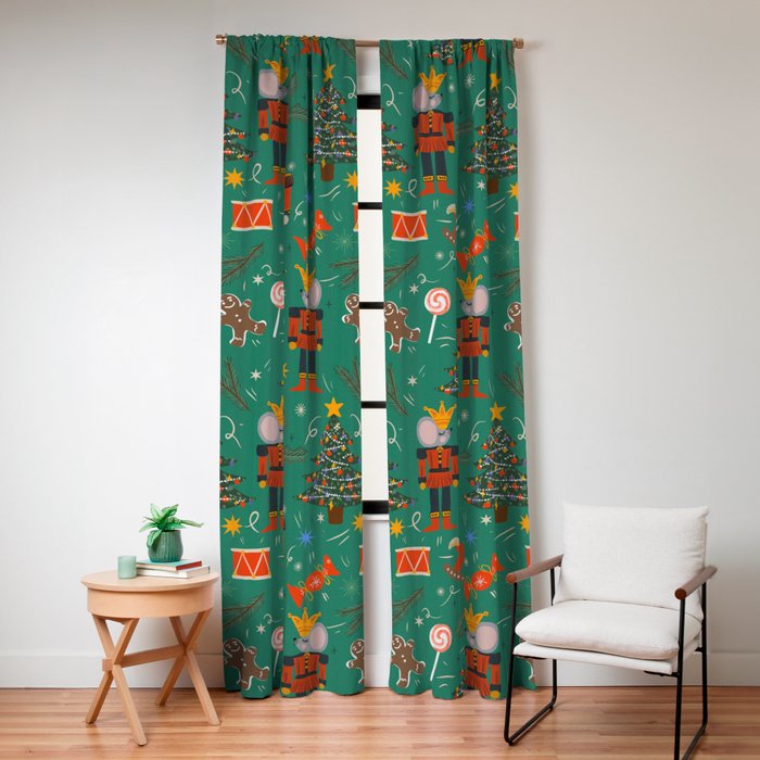 Regal Dreams: The Enchanted Nutcracker  Window Curtain Gallery Image 4