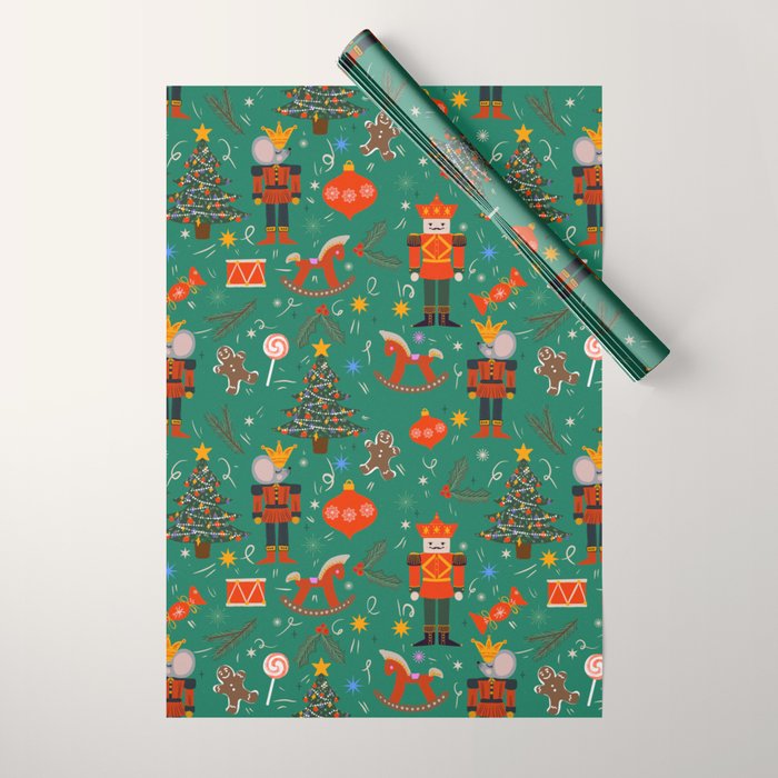 Regal Dreams: The Enchanted Nutcracker  Wrapping Paper Gallery Image 1