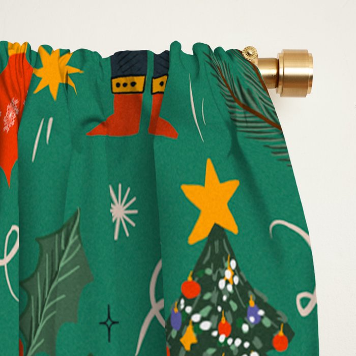 Regal Dreams: The Enchanted Nutcracker  Window Curtain Gallery Image 2