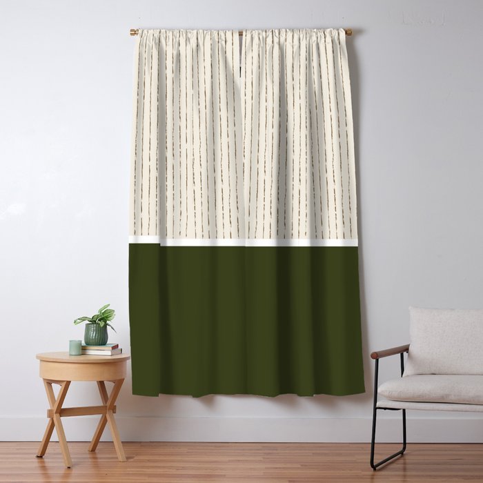 Oat & Avocado Window Curtain Gallery Image 5