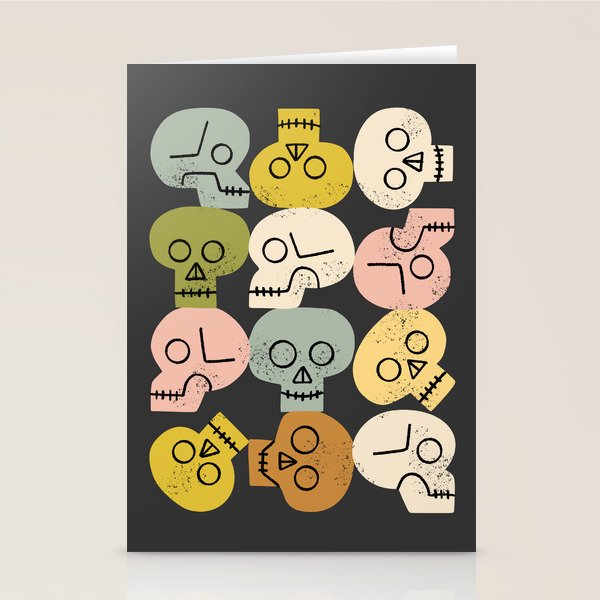 Happy Skulls Stationery Card Gallery Image 2