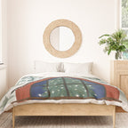 Winter Cabin Duvet Cover Gallery Image 3