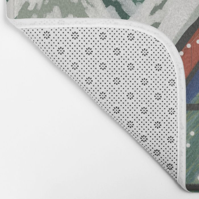 Winter Cabin Bath Mat Gallery Image 2
