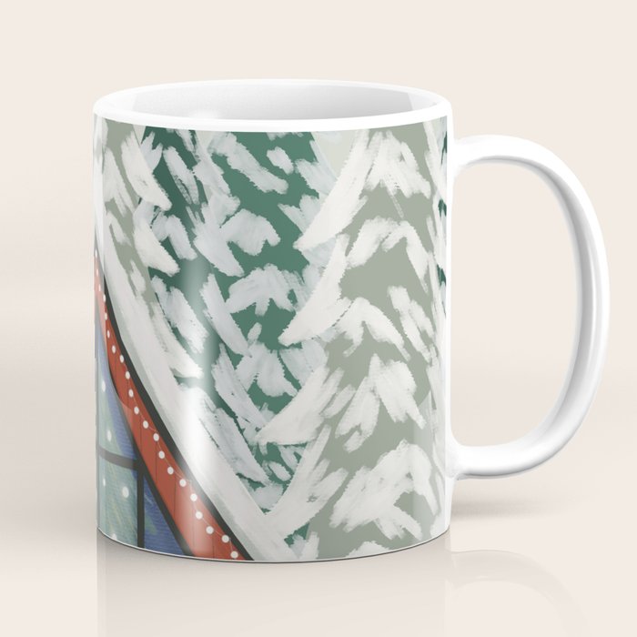 Winter Cabin Coffee Mug Gallery Image 1