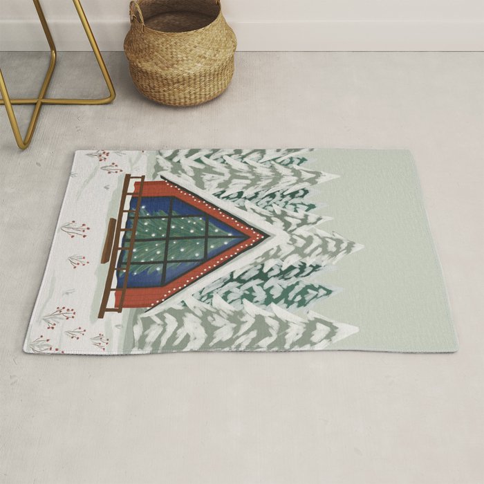 Winter Cabin Rug Gallery Image 1