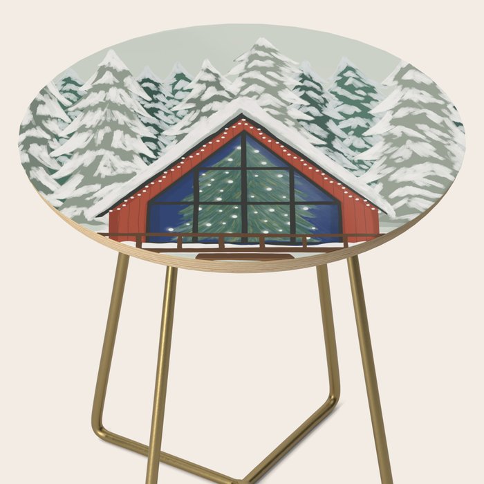 Winter Cabin Side Table Gallery Image 2
