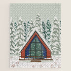 Winter Cabin Jigsaw Puzzle Gallery Image 1