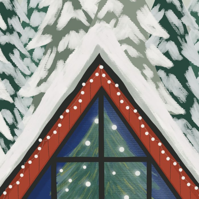 Winter Cabin Coffee Mug Gallery Image 2