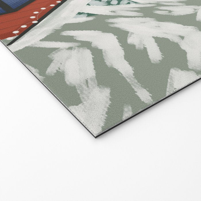 Winter Cabin Welcome Mat Gallery Image 2