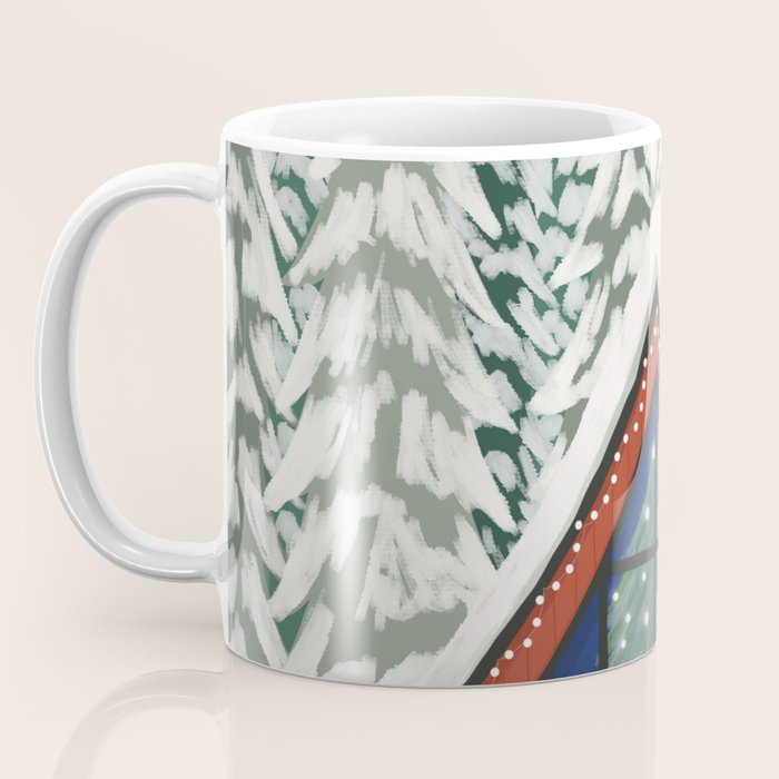 Winter Cabin Coffee Mug Gallery Image 3
