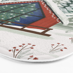 Winter Cabin Bath Mat Gallery Image 3