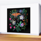 Mantis and Moth Cactus Flower Wall Mural Gallery Image 2