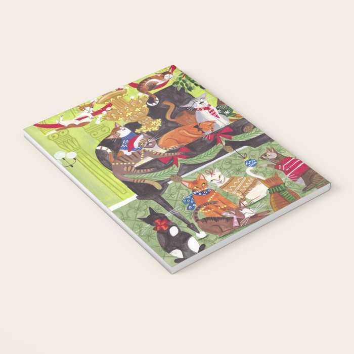 Christmas Cats playing Piano Notebook Gallery Image 3