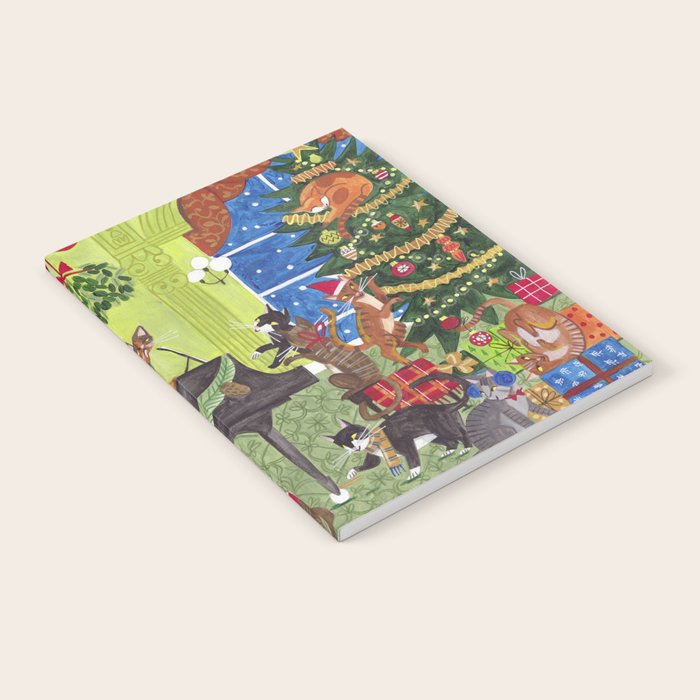 Christmas Cats playing Piano Notebook Gallery Image 2