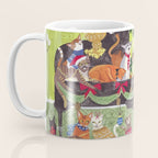 Christmas Cats playing Piano Coffee Mug Gallery Image 3