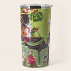 Christmas Cats playing Piano Travel Mug Gallery Image 1
