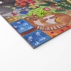Christmas Cats playing Piano Welcome Mat Gallery Image 2