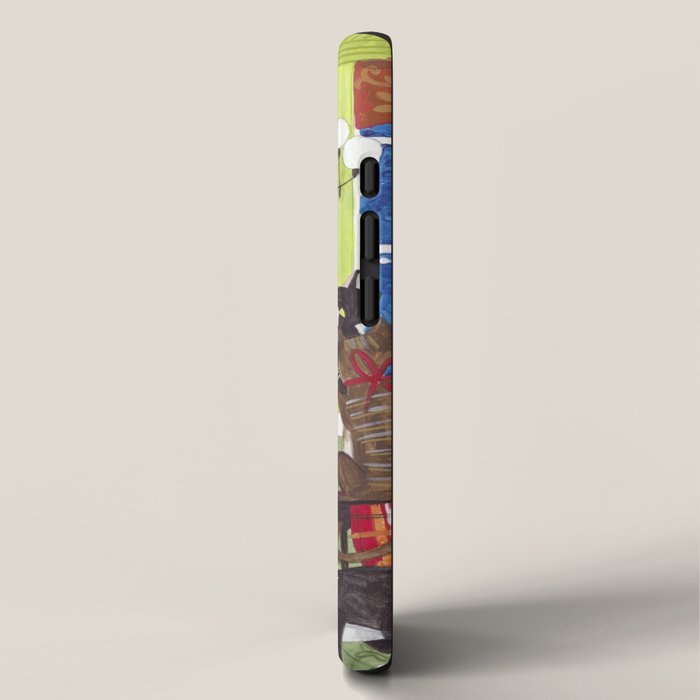 Christmas Cats playing Piano iPhone Case Gallery Image 2