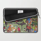 Christmas Cats playing Piano Laptop Sleeve Gallery Image 2