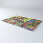 Christmas Cats playing Piano Rug Gallery Image 3