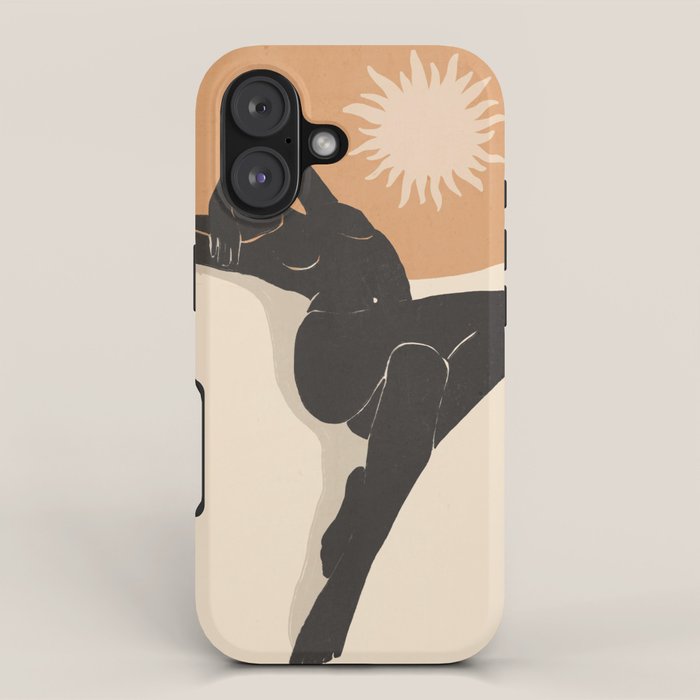 Minimal Abstract Art Nude Woman 4 iPhone Case Gallery Image 1