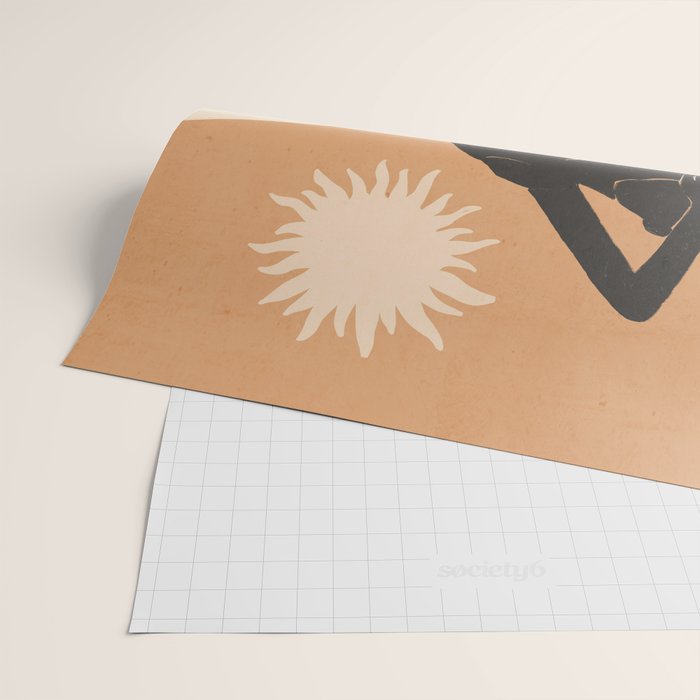 Minimal Abstract Art Nude Woman 4 Wrapping Paper Gallery Image 2