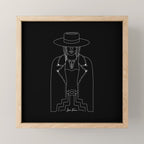 Lady Outlaw Mini Art Print Gallery Image 1