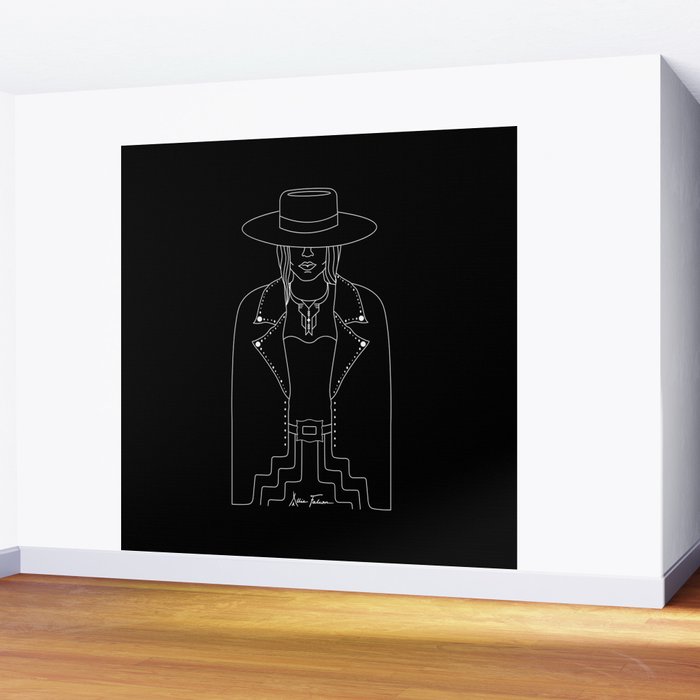 Lady Outlaw Wall Mural Gallery Image 2