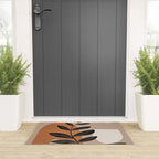 Modern Abstract Minimal Shapes Branches Art 8 Welcome Mat Gallery Image 3