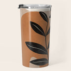 Modern Abstract Minimal Shapes Branches Art 8 Travel Mug Gallery Image 3