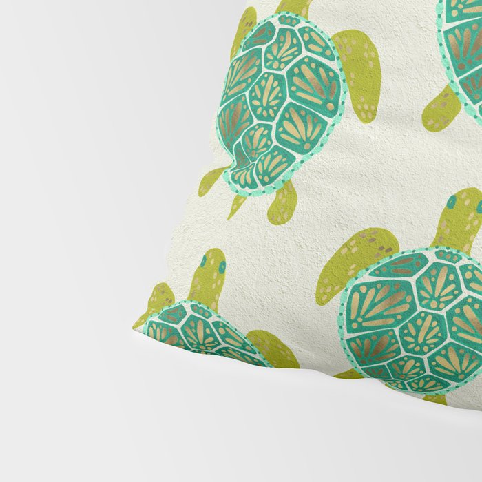 Green Sea Turtle Pillow Sham Gallery Image 4