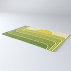 Retro Geometric Sun Set Design 432 Rug Gallery Image 3