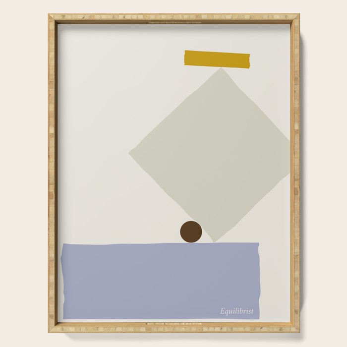 expectant iteration equilibrist Serving Tray Gallery Image 1