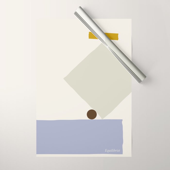 expectant iteration equilibrist Wrapping Paper Gallery Image 1