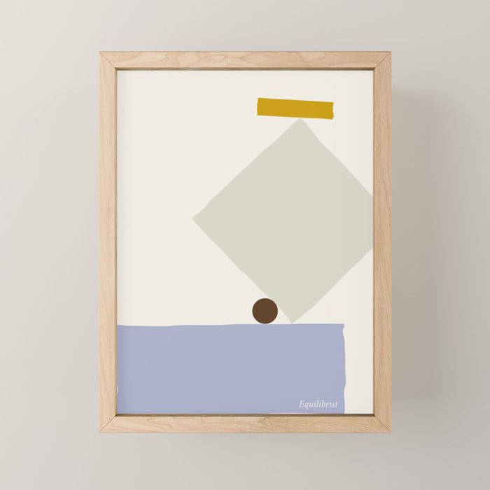 expectant iteration equilibrist Mini Art Print Gallery Image 1