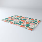 Strawberry Fields - Teal Rug Gallery Image 3
