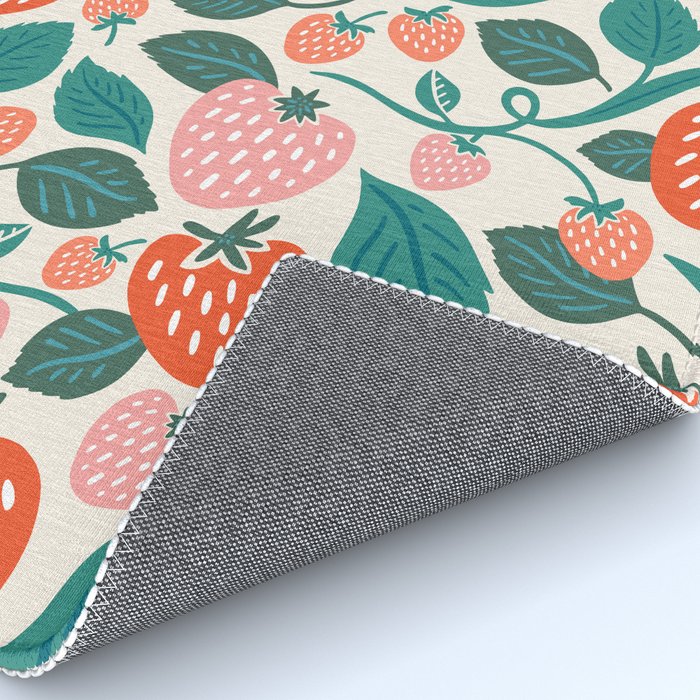 Strawberry Fields - Teal Rug Gallery Image 4