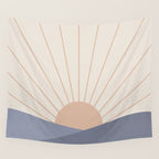 Morning Light - Blue Wall Tapestry Gallery Image 4