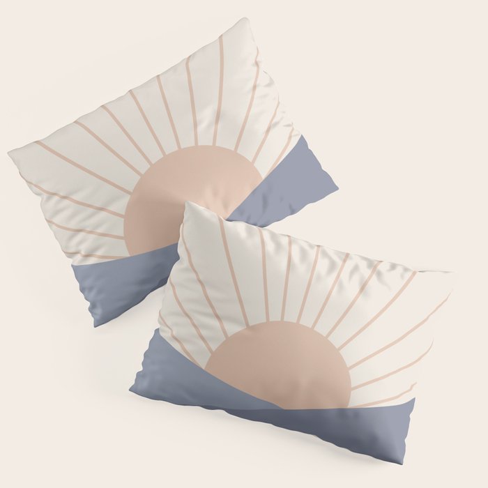 Morning Light - Blue Pillow Sham Gallery Image 3