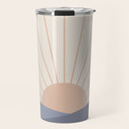 Morning Light - Blue Travel Mug Gallery Image 1
