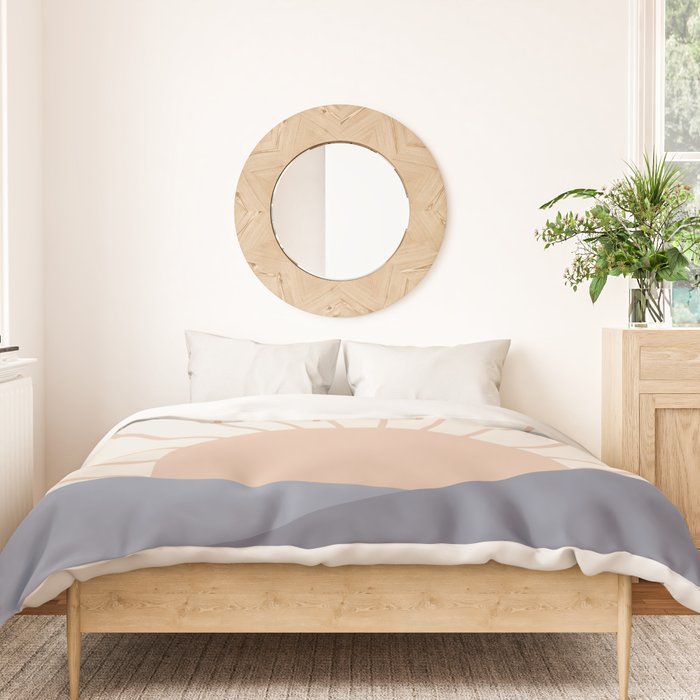 Morning Light - Blue Duvet Cover Gallery Image 3