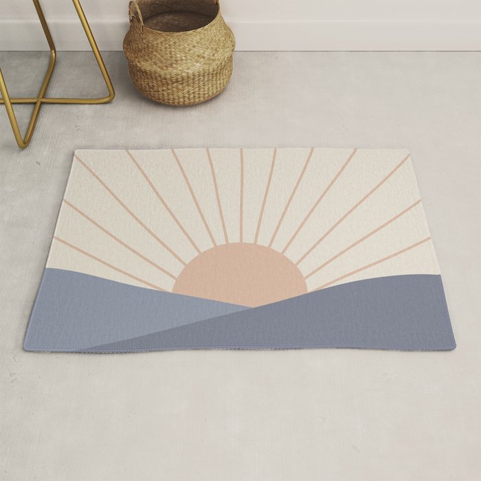 Morning Light - Blue Rug Gallery Image 1