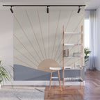 Morning Light - Blue Wall Mural Gallery Image 1