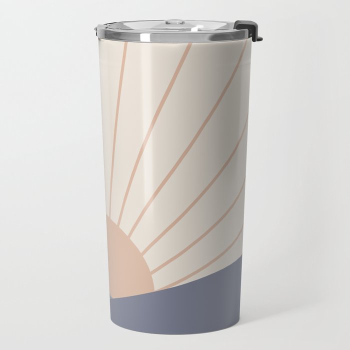 Morning Light - Blue Travel Mug Gallery Image 2