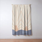 Morning Light - Blue Window Curtain Gallery Image 3
