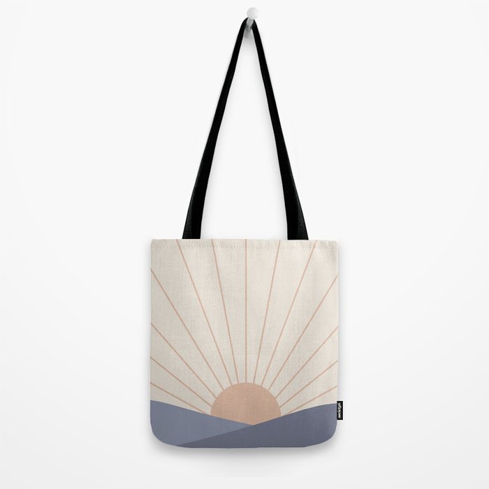 Morning Light - Blue Tote Bag Gallery Image 2